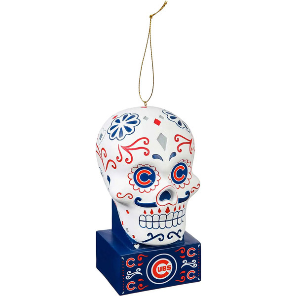 Houston Astros MLB Sugar Skull Ornament