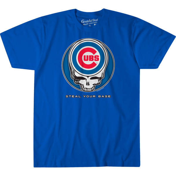 Chicago Cubs Steal Your Base T-Shirt by Liquid Crystal