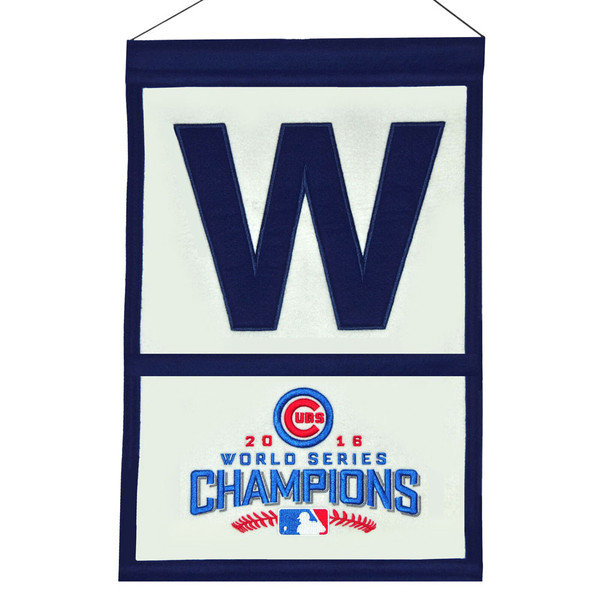 Chicago Cubs 2016 World Series Champions Banner Flag Patch by Emblem Source