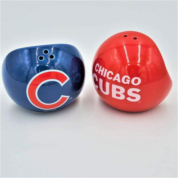 Chicago Cubs Home and Away Salt and Pepper Shakers