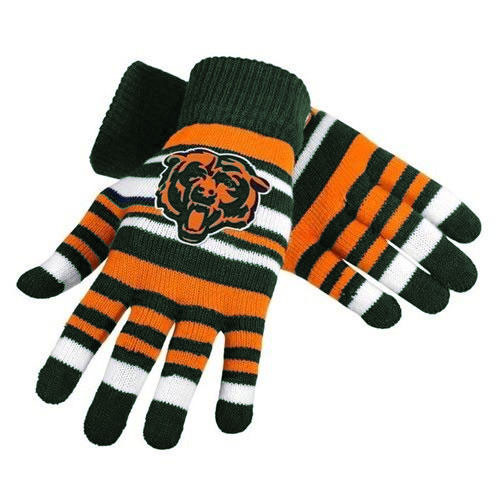 Chicago Bears Knit Stretch Texting Gloves by FOCO