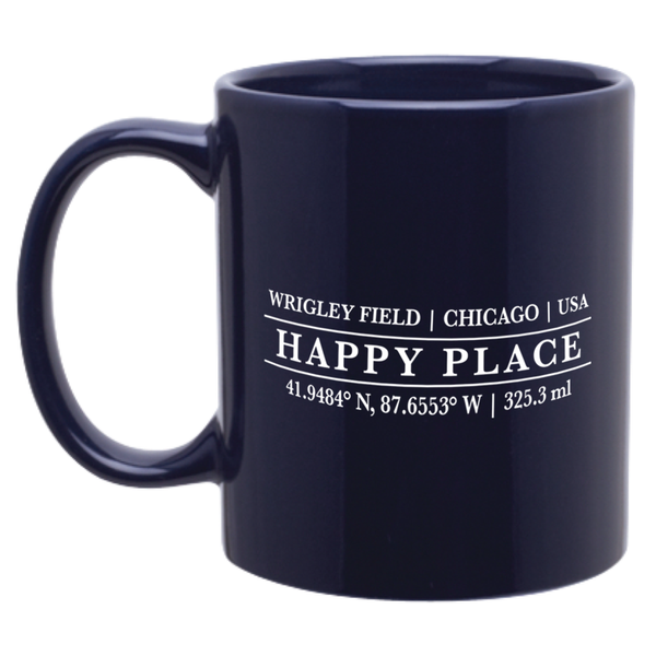 Wrigley Field Happy Place Coffee Mug Wrigley Field Souvenirs