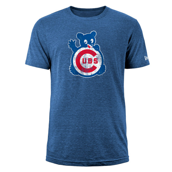 Royal Blue Chicago Cubs Red Pinstripe New Era Short Sleeve T-Shirt L