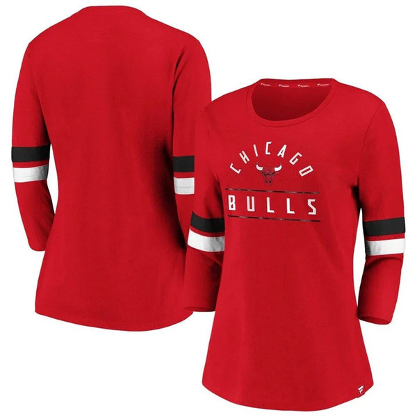 Chicago Bulls Women's 3/4-Sleeve T-Shirt | Official NBA