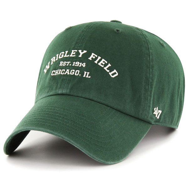 Wrigley Field Adjustable Green Deuce Cap by '47®