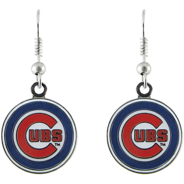 Chicago Cubs PSG W Flag Earrings