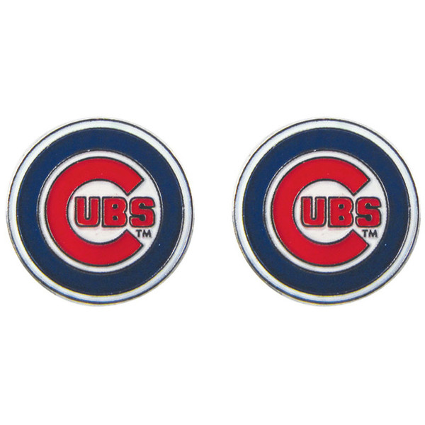 Chicago Cubs PSG W Flag Earrings