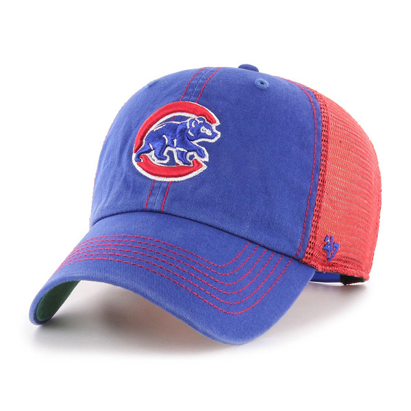 Chicago Cubs 'Crawing Bear' Trawler Trucker Hat | Official MLB