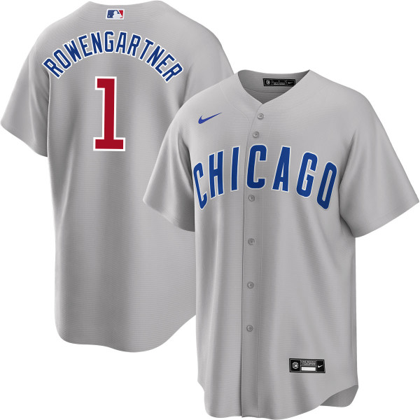 Henry Rowengartner Chicago Cubs Road Jersey by NIKE