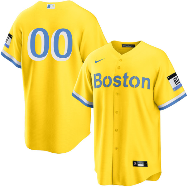 Custom made deals red sox jersey