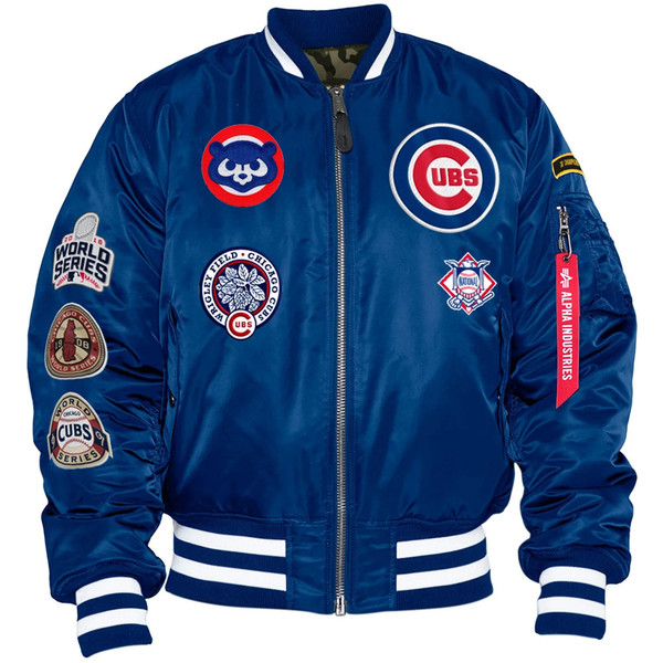 Chicago Cubs x Alpha Industries® MA-1 Squadron Bomber Jacket by New Era®