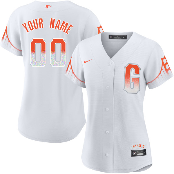 SF Giants Personalized Jersey Onesie