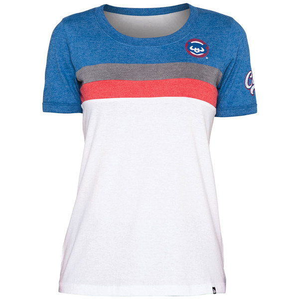 Chicago Cubs Ladies 1984 Cooperstown Jersey Tee by New Era Apparel