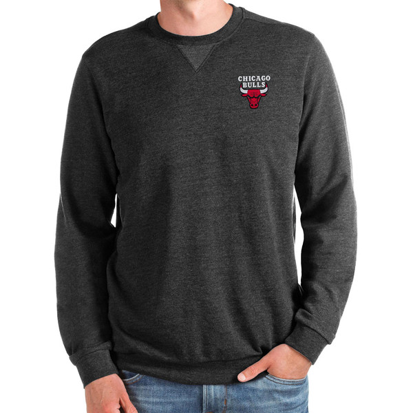 Cincinnati Bengals Antigua Team Reward Crewneck Pullover Sweatshirt -  Heathered Gray