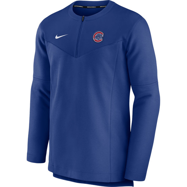 Chicago Cubs On-Field Dri-FIT Half-Zip UV Top