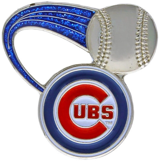 Chicago Cubs Bulls Bears & Blackhawks All in One Glitter 