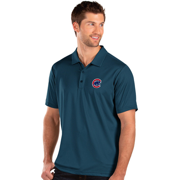 Antigua Men's Detroit Tigers Navy Balance Polo