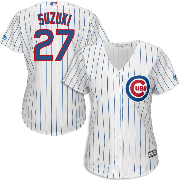 Seiya Suzuki Chicago Cubs Women's Home Jersey by Majestic