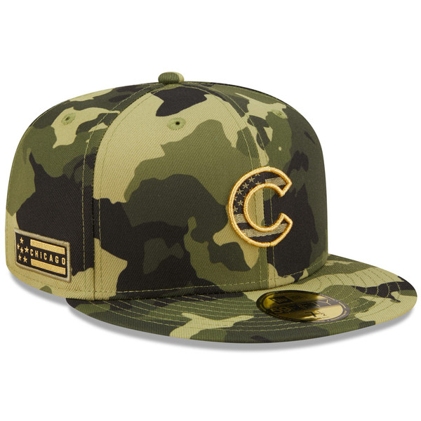 Men's New Era Camo Detroit Tigers 2021 Armed Forces Day On-Field