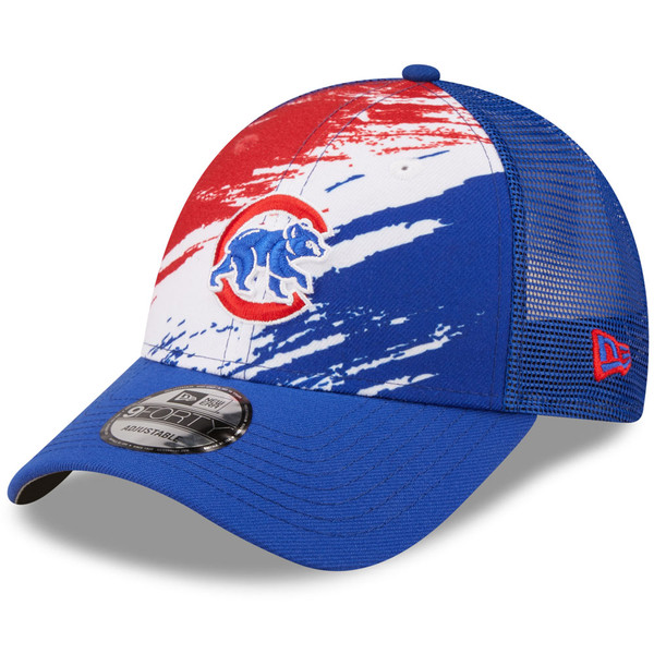 Chicago Cubs Marble 9FORTY Trucker Hat 