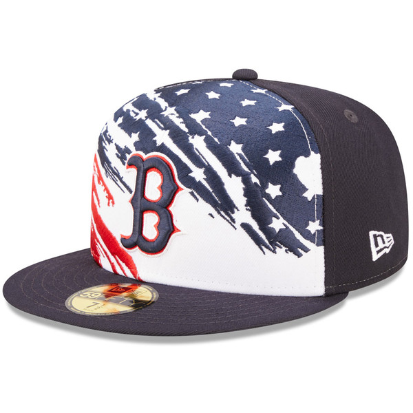 Detroit Tigers New Era 4th of July On-Field Low Profile 59FIFTY Fitted Hat  - Red