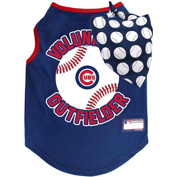 Pets First MLB Reversible T-Shirt for Dogs, X-Small, Chicago Cubs