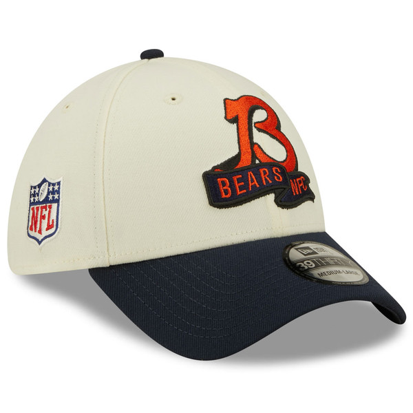 Chicago Bears 2022 Sideline 39THIRTY 2-Tone Flex Hat by New Era