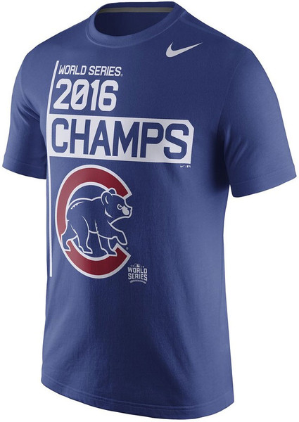 Chicago Cubs 2016 World Series Champions Celebration T-Shirt by NIKE®