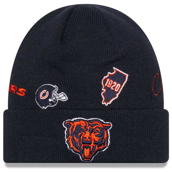 chicago bears skull cap