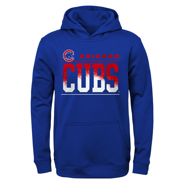 Chicago Cubs hoodie PullOver Cubs sweatshirt Medium Blue Gray Baseball Hoody