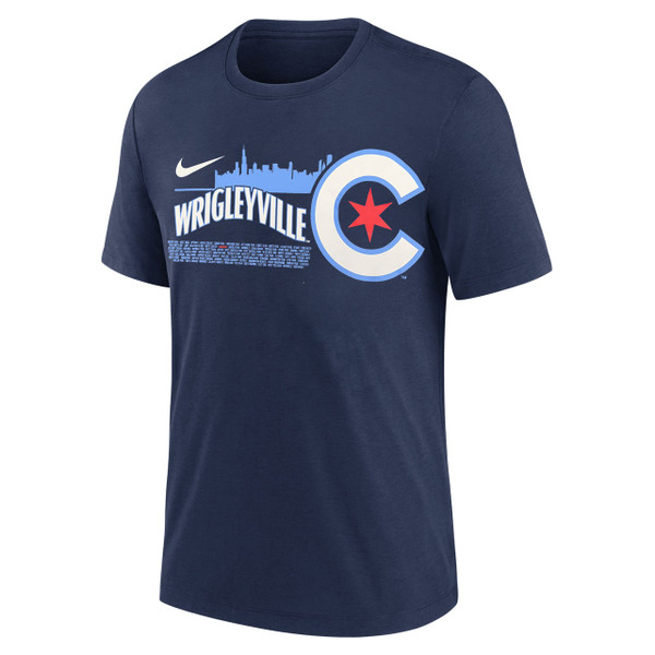 Chicago Cubs Nike City Connect Logo T-Shirt - Navy