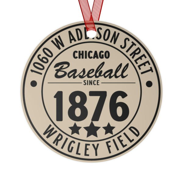 Wrigley Field Metal Ornament Wrigley Field Souvenirs