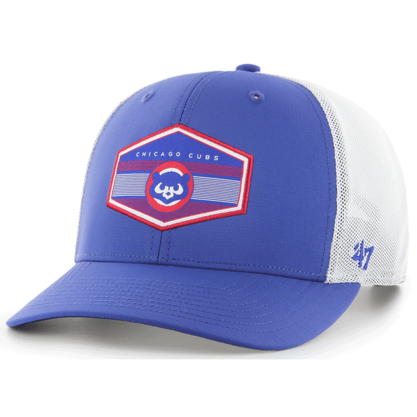 47 Men's '47 Royal/White Chicago Cubs Burgess Trucker Snapback Hat