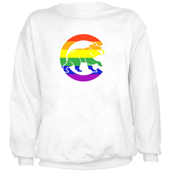 Chicago Cubs Pride Crewneck Sweatshirt by Stitches