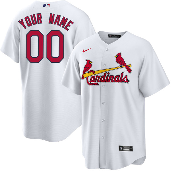 St. Louis Cardinals Personalized Home Jersey by NIKE
