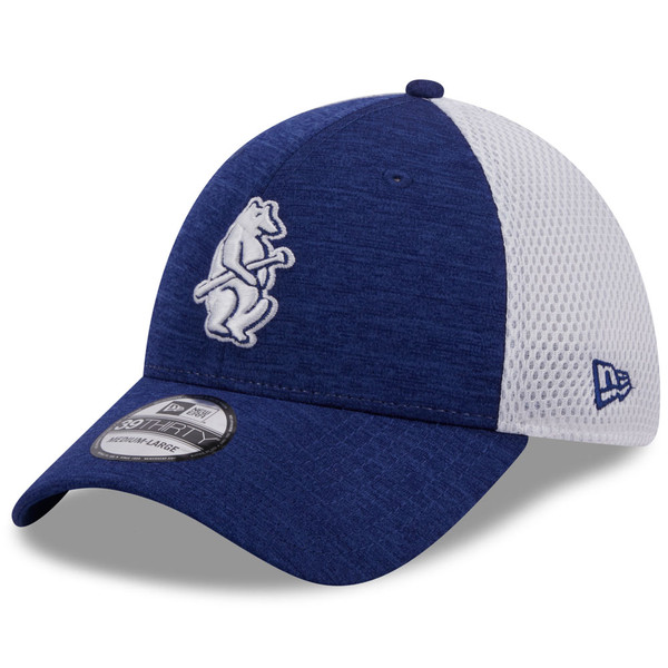 Chicago Cubs Navy/White 1914 Logo 39THIRTY Flex Fit Hat by New Era