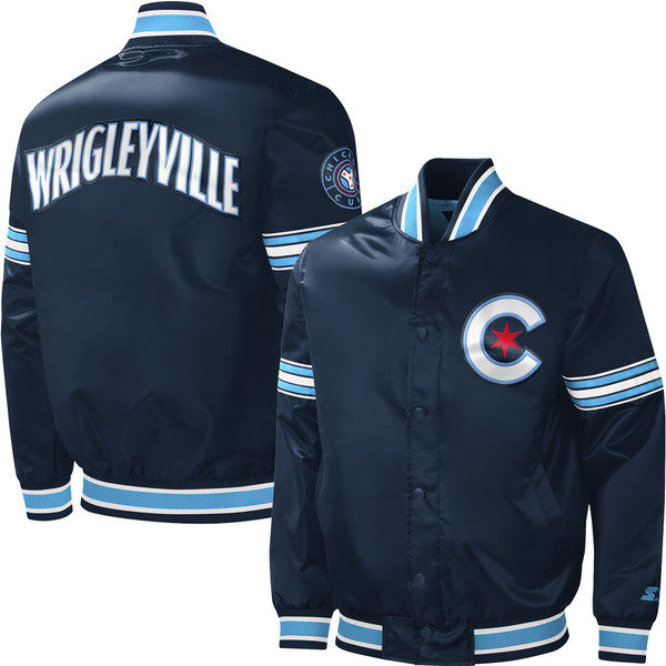 Chicago Cubs City Connect Varsity Jacket by Starter®