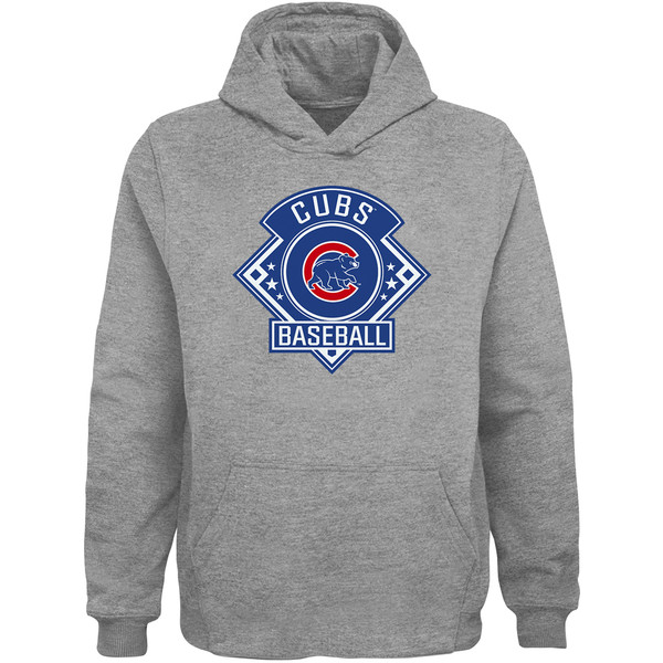 Chicago Cubs Nike Therma Fleece Baseball Hoodie - Youth