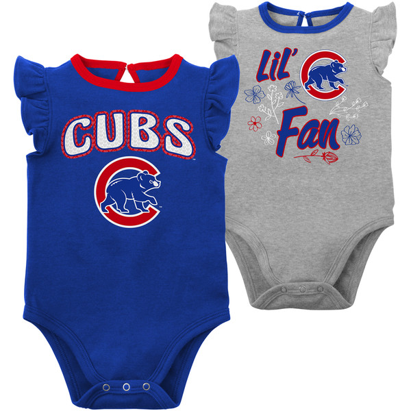 Chicago Cubs Infant Play Ball Bib Bootie & Creeper Set 12 Months