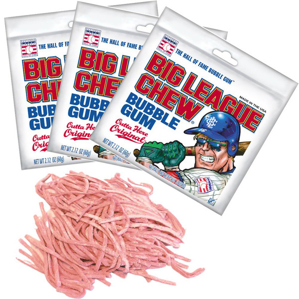 Big League Chew Outta Here Original Bubble Gum - 2.12-oz. Bag