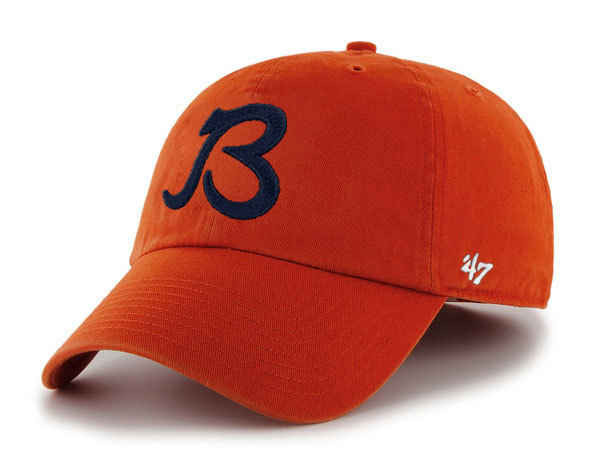 Chicago Bears Orange RETRO 'B' Adjustable Hat by '47 Brand