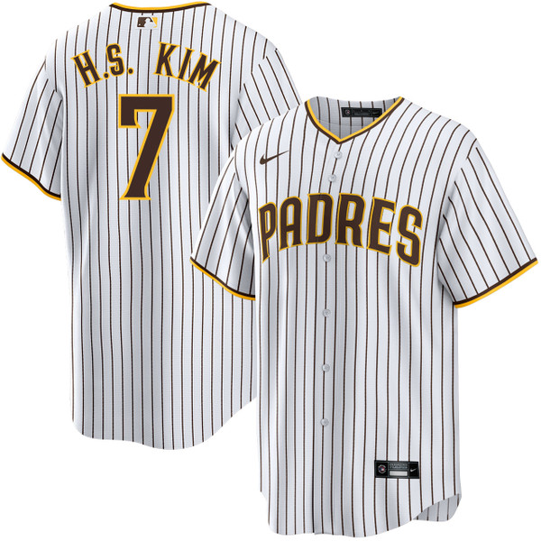 New Ha-Seong Kim jerseys available at the @Padres Team Store! 🇰🇷 Limited  stock available!