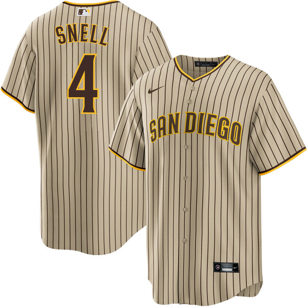 Nike / MLB Blake Snell San Diego Padres Road Jersey by Nike