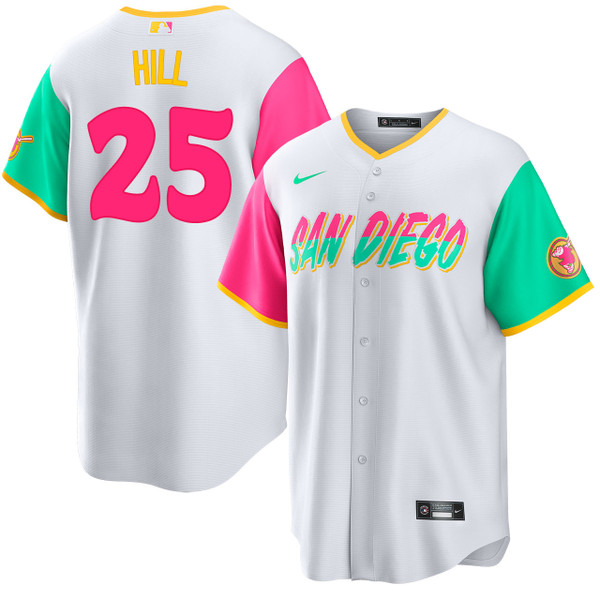 Tim Hill San Diego Padres City Connect Jersey by NIKE