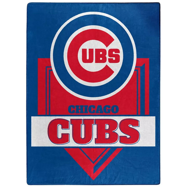 Throw Blanket Woven Tapestry Chicago Cubs 'Home Field Advantage