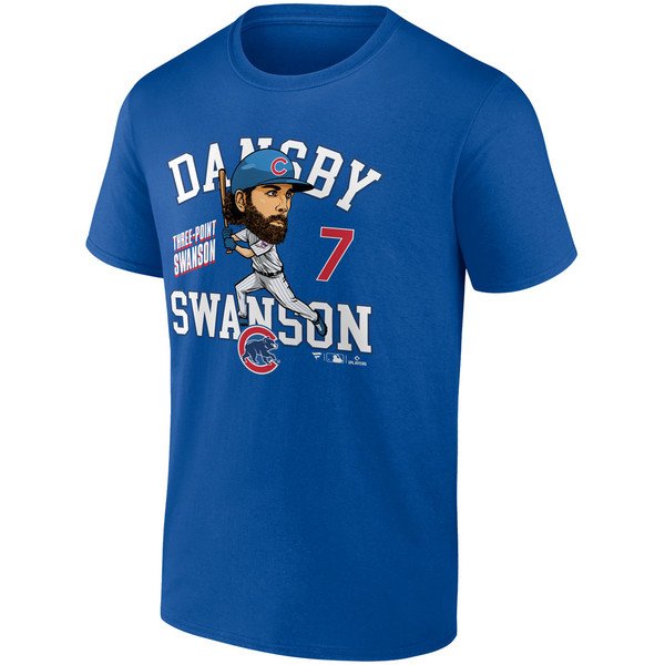 Chicago Cubs Dansby Swanson Chicago dans T-Shirt