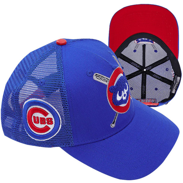 Chicago Cubs Pro Standard Classic Wool Snapback Hat - Light Blue