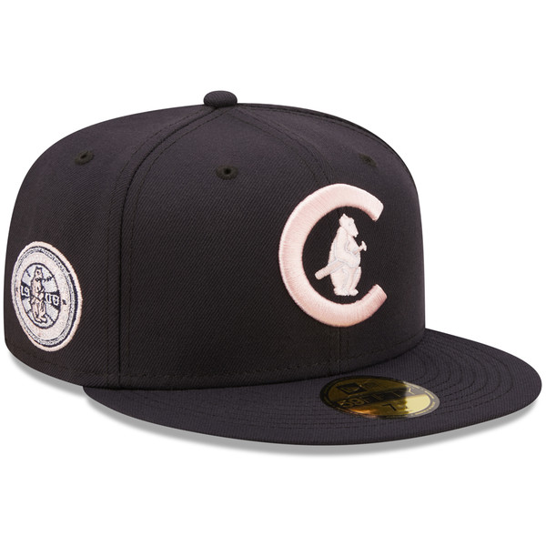 Chicago Cubs New Era 1908 World Series Chrome Alternate Undervisor 59FIFTY  Fitted Hat - Cream