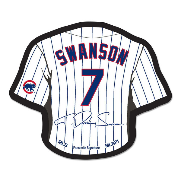 Dansby Swanson Chicago Cubs Road Authentic Jersey by NIKE