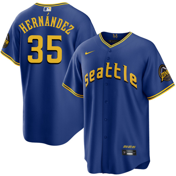 Teoscar Hernandez Seattle Mariners City Connect Jersey by NIKE